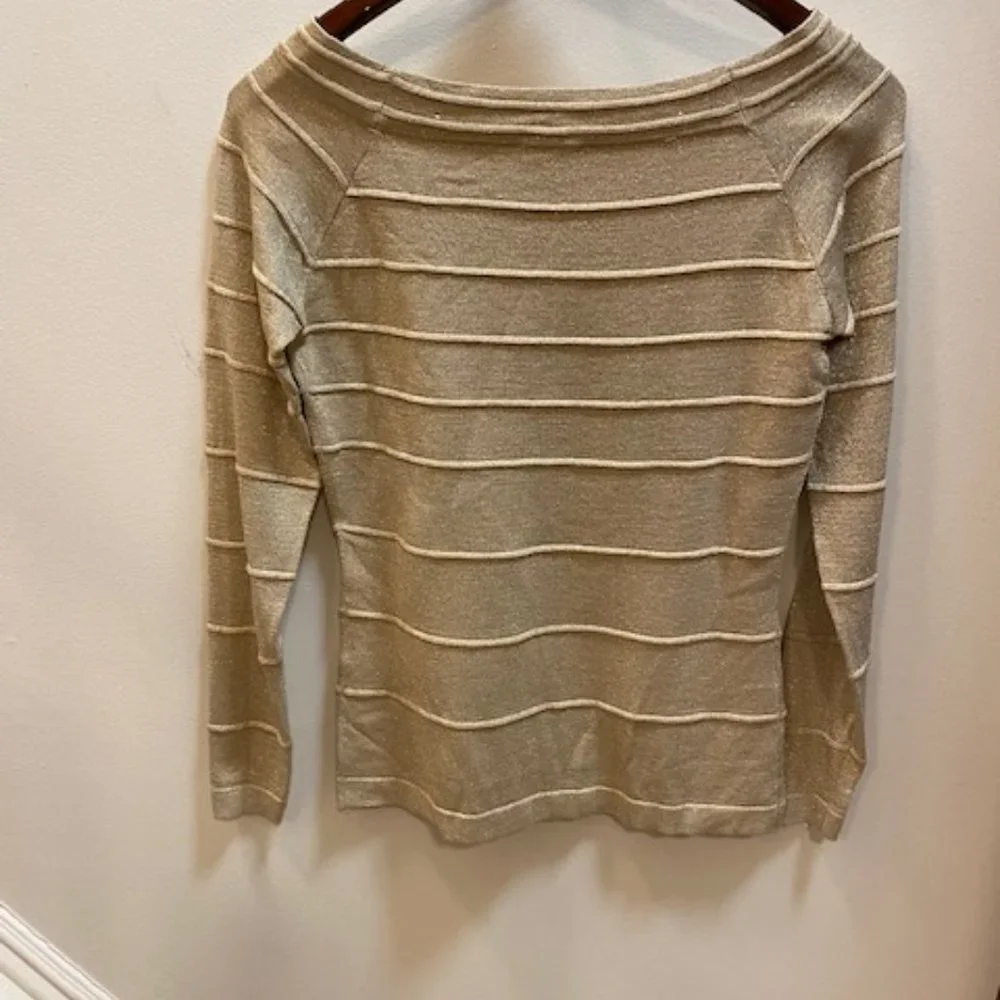 Cache Gold Color Top - Picture 2 of 4